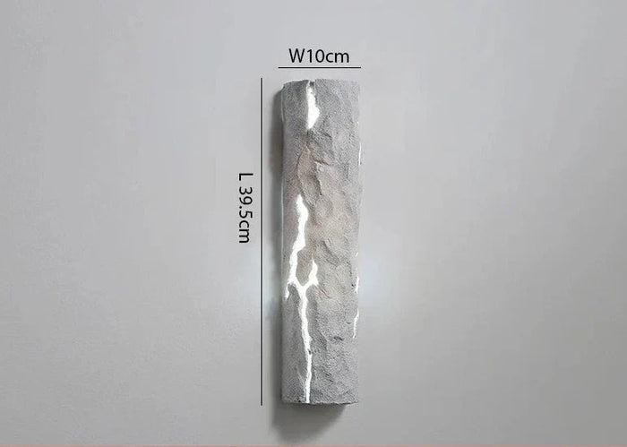 Moderner außenwandleuchte ip65 wasserdicht resin außenwandlampe