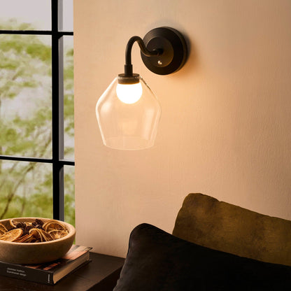 Morena firefly led wiederaufladbare wandleuchte - schwarz