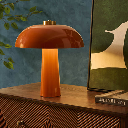 Retro tischlampe orange