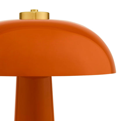Retro tischlampe orange