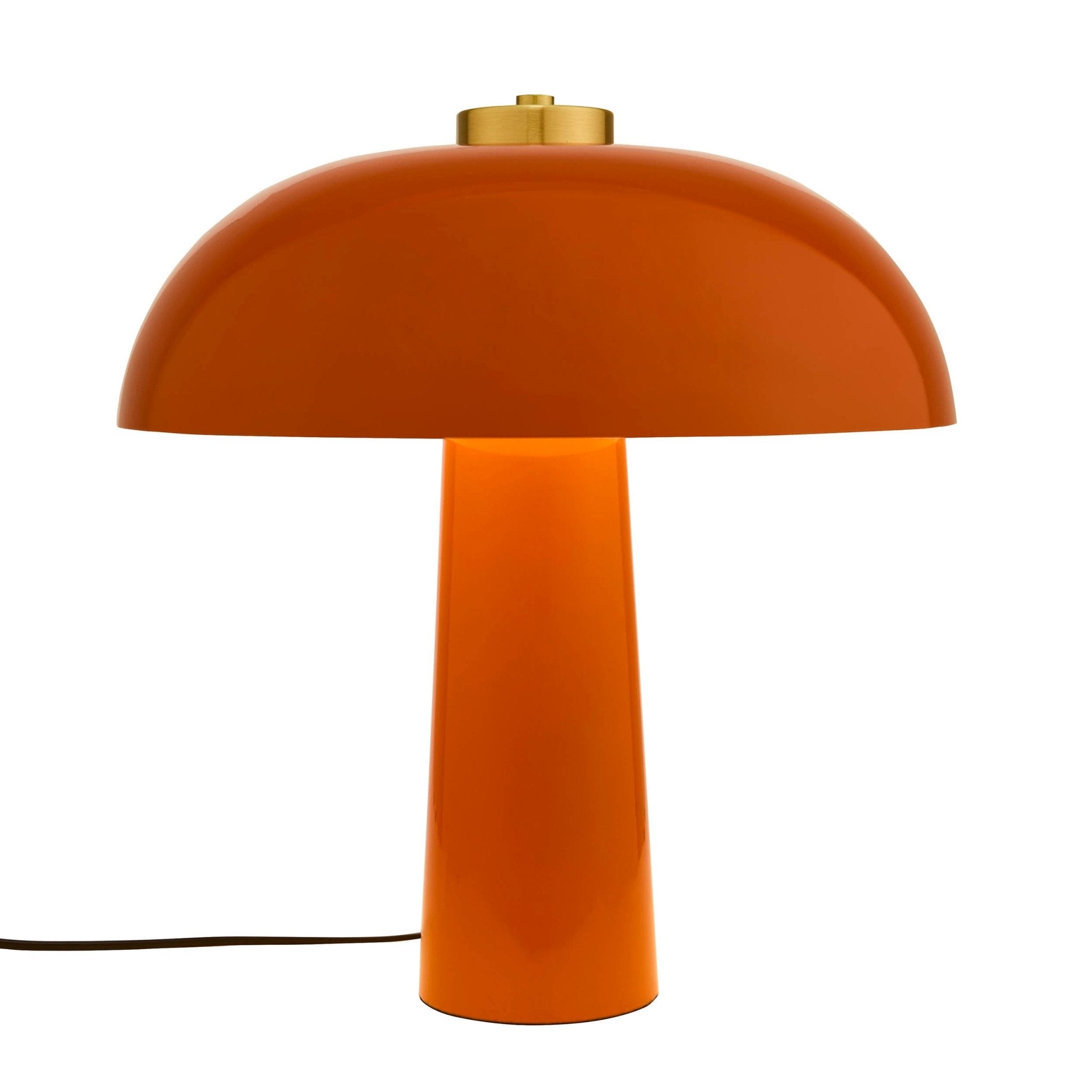 Retro tischlampe orange