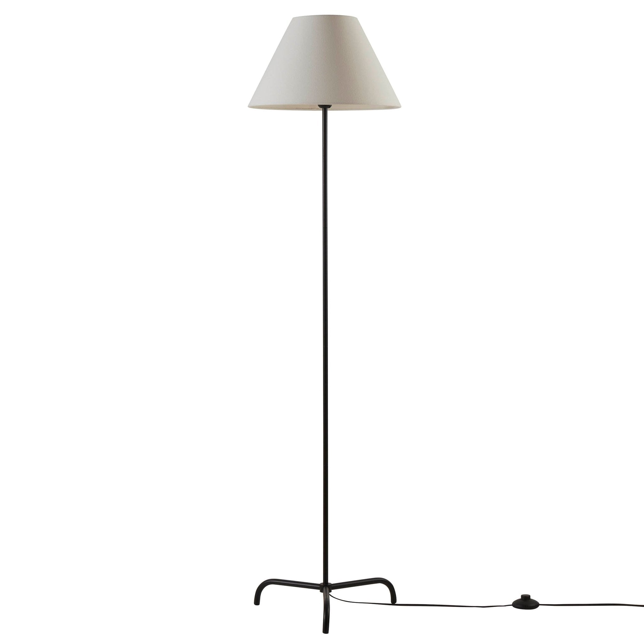 Sisu minimalistische stehlampe - schwarz/weiß